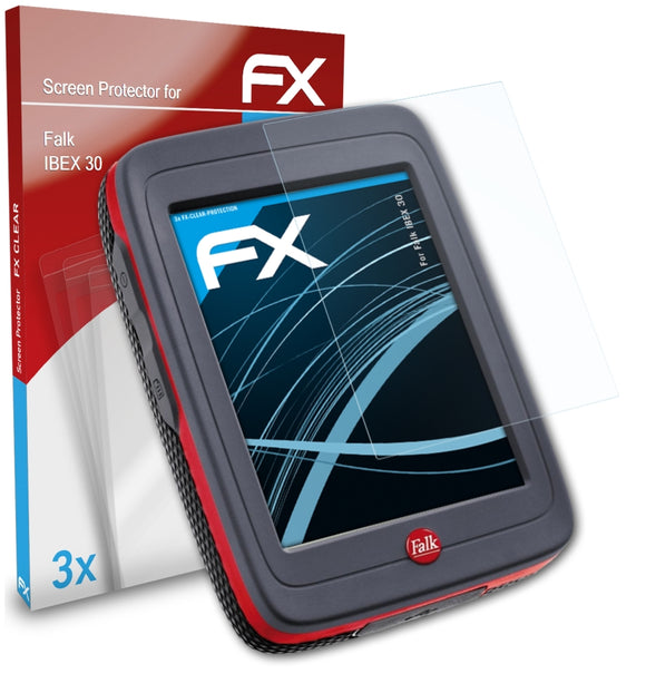 atFoliX FX-Clear Schutzfolie für Falk IBEX 30