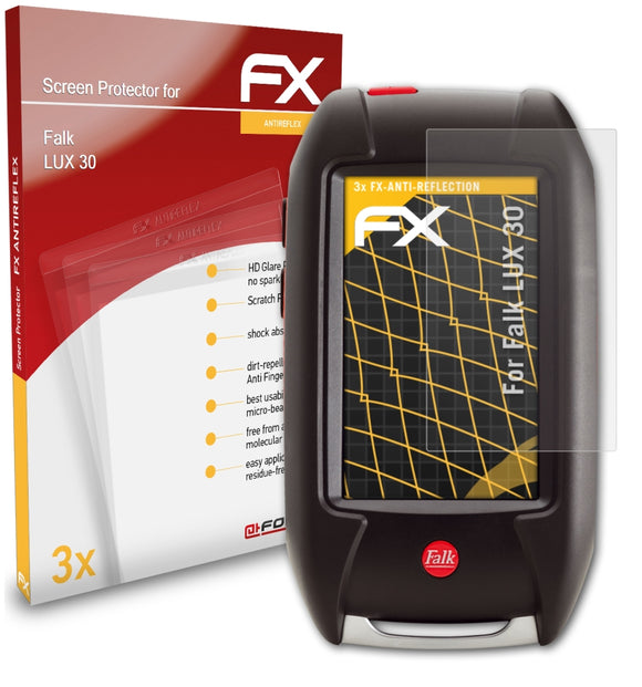 atFoliX FX-Antireflex Displayschutzfolie für Falk LUX 30