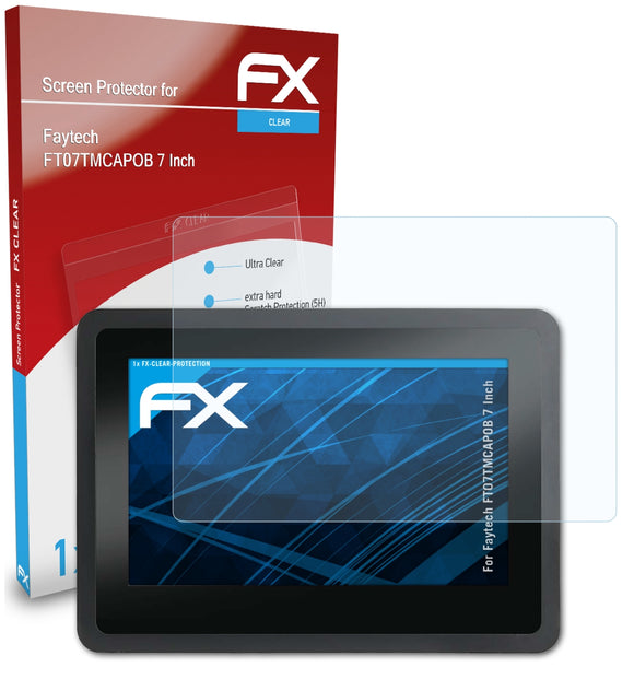 atFoliX FX-Clear Schutzfolie für Faytech FT07TMCAPOB (7 Inch)