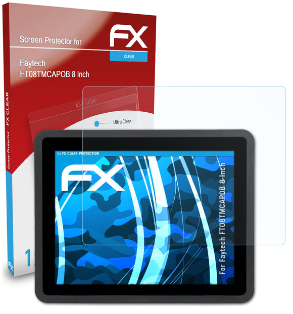 atFoliX FX-Clear Schutzfolie für Faytech FT08TMCAPOB (8 Inch)