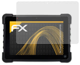 Panzerfolie atFoliX kompatibel mit Faytech FT101N4200ITCAPOB, entspiegelnde und stoßdämpfende FX (2X)