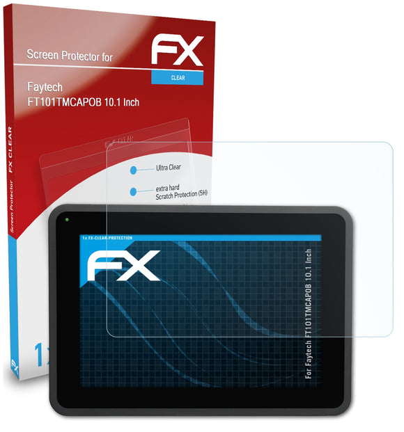 atFoliX FX-Clear Schutzfolie für Faytech FT101TMCAPOB (10.1 Inch)