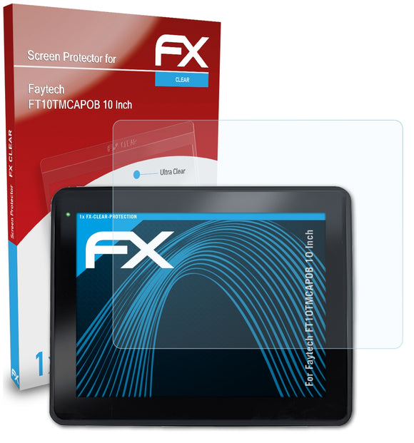 atFoliX FX-Clear Schutzfolie für Faytech FT10TMCAPOB (10 Inch)
