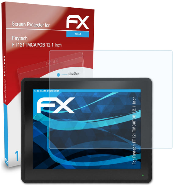 atFoliX FX-Clear Schutzfolie für Faytech FT121TMCAPOB (12.1 Inch)