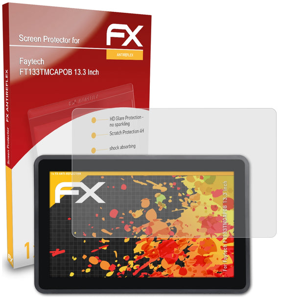 atFoliX FX-Antireflex Displayschutzfolie für Faytech FT133TMCAPOB (13.3 Inch)