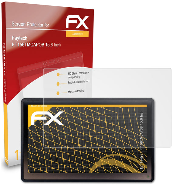 atFoliX FX-Antireflex Displayschutzfolie für Faytech FT156TMCAPOB (15.6 Inch)