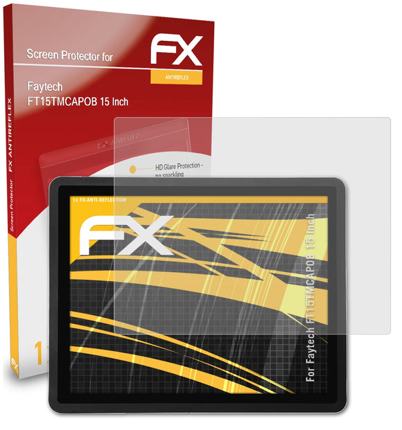 atFoliX FX-Antireflex Displayschutzfolie für Faytech FT15TMCAPOB (15 Inch)