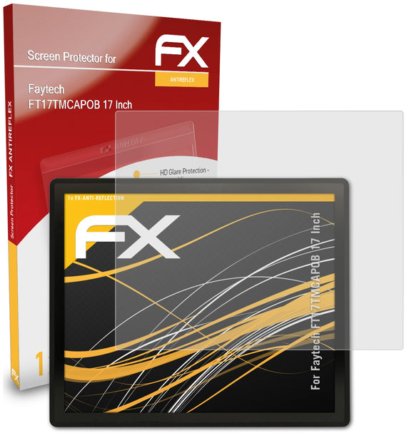 atFoliX FX-Antireflex Displayschutzfolie für Faytech FT17TMCAPOB (17 Inch)