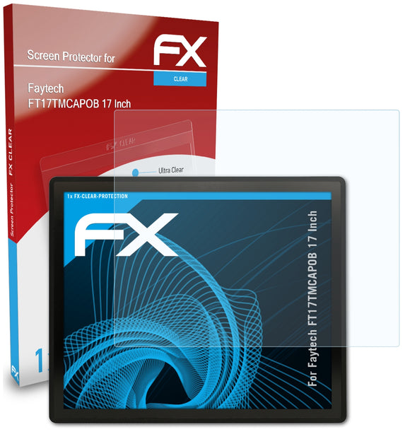 atFoliX FX-Clear Schutzfolie für Faytech FT17TMCAPOB (17 Inch)