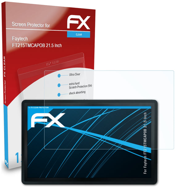 atFoliX FX-Clear Schutzfolie für Faytech FT215TMCAPOB (21.5 Inch)