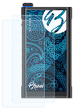 Schutzfolie Bruni kompatibel mit FiiO M15, glasklare (2X)