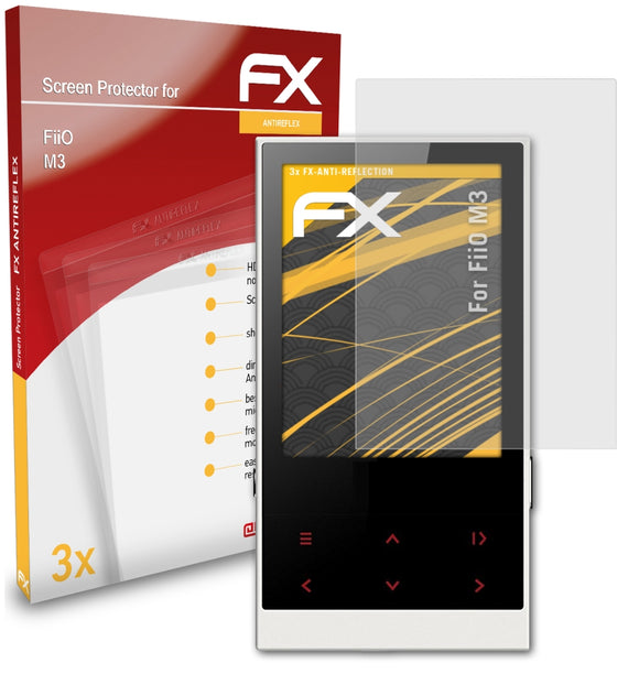 atFoliX FX-Antireflex Displayschutzfolie für FiiO M3