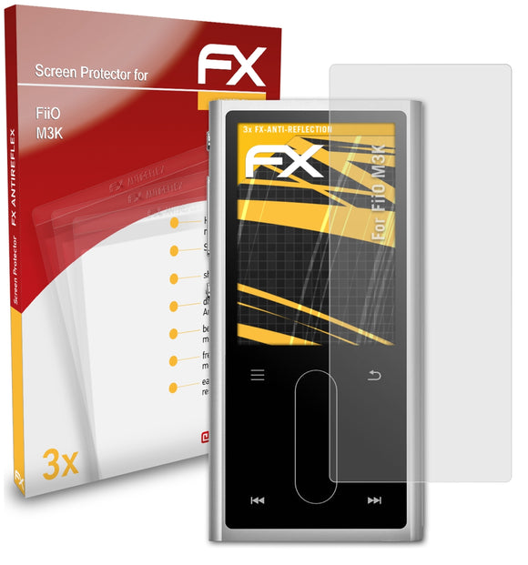 atFoliX FX-Antireflex Displayschutzfolie für FiiO M3K