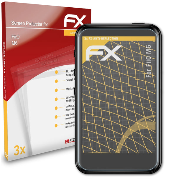 atFoliX FX-Antireflex Displayschutzfolie für FiiO M6