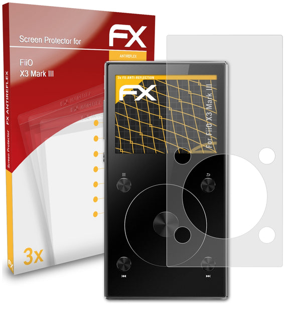 atFoliX FX-Antireflex Displayschutzfolie für FiiO X3 Mark III