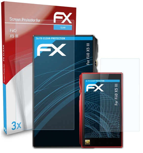 atFoliX FX-Clear Schutzfolie für FiiO X5 III