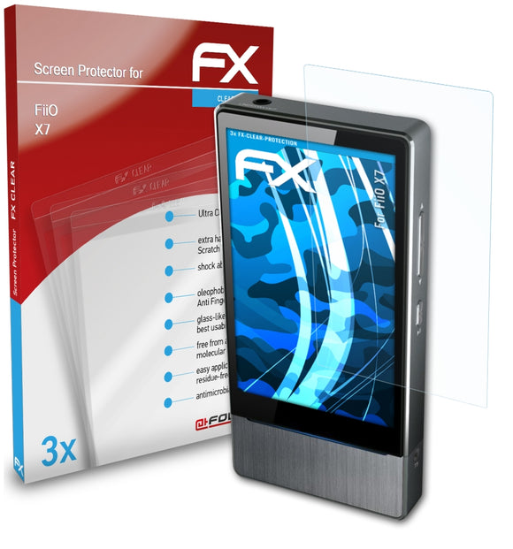 atFoliX FX-Clear Schutzfolie für FiiO X7