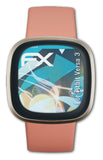 Schutzfolie atFoliX passend für Fitbit Versa 3, ultraklare und flexible FX (3X)