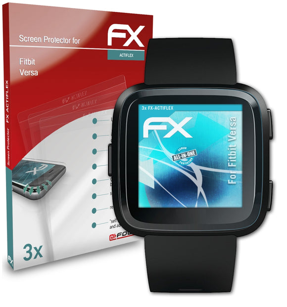 atFoliX FX-ActiFleX Displayschutzfolie für Fitbit Versa