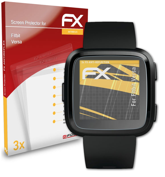 atFoliX FX-Antireflex Displayschutzfolie für Fitbit Versa