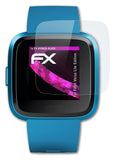 Glasfolie atFoliX kompatibel mit Fitbit Versa Lite Edition, 9H Hybrid-Glass FX