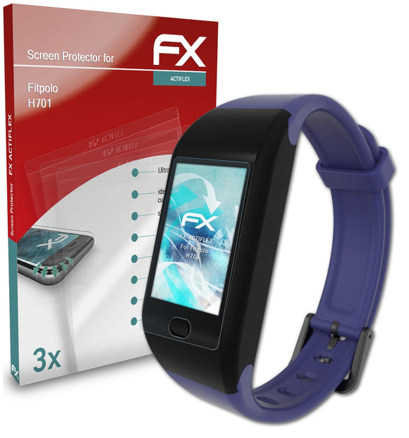 atFoliX FX-ActiFleX Displayschutzfolie für Fitpolo H701