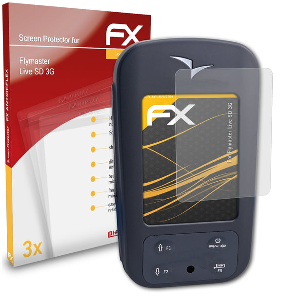 atFoliX FX-Antireflex Displayschutzfolie für Flymaster Live SD 3G