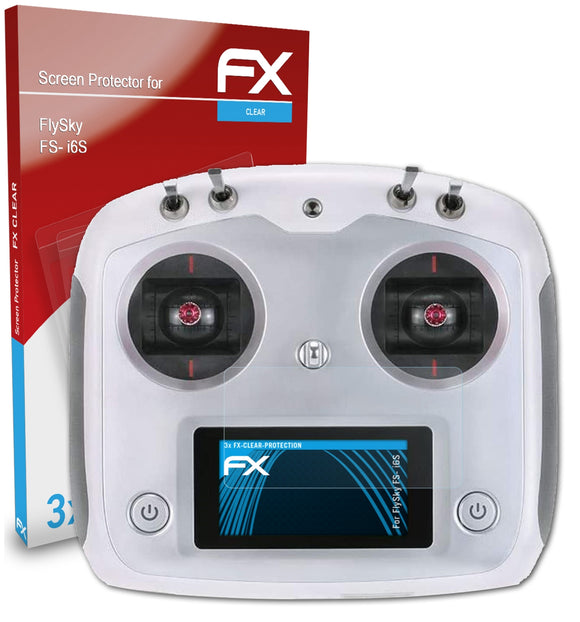 atFoliX FX-Clear Schutzfolie für FlySky FS- i6S