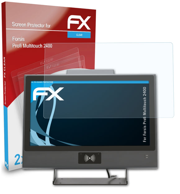 atFoliX FX-Clear Schutzfolie für Forsis Profi Multitouch 2400