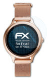 Schutzfolie atFoliX kompatibel mit Fossil Gen 5E 42mm, ultraklare FX (3X)