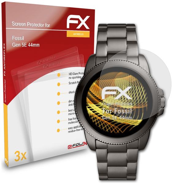 atFoliX FX-Antireflex Displayschutzfolie für Fossil Gen 5E (44mm)