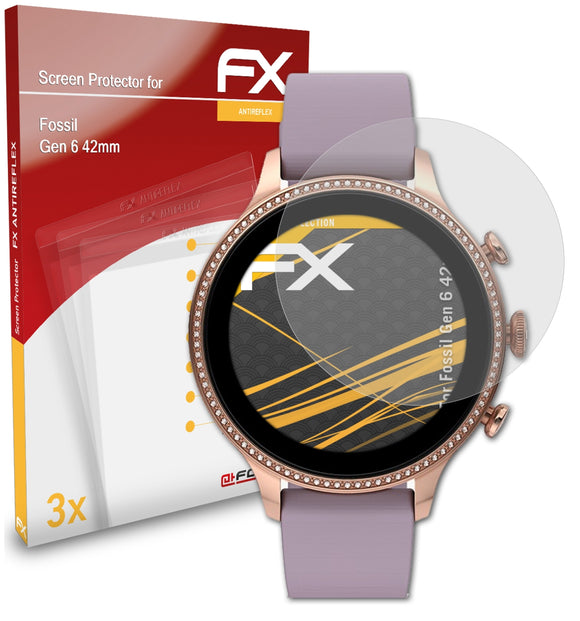 atFoliX FX-Antireflex Displayschutzfolie für Fossil Gen 6 (42mm)