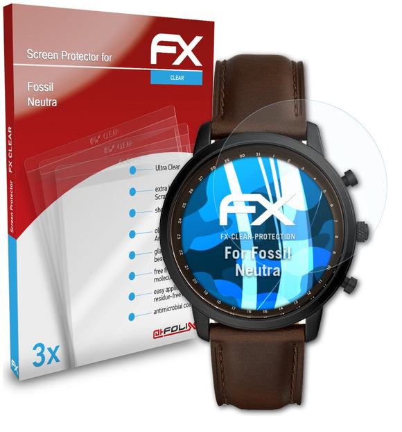 atFoliX FX-Clear Schutzfolie für Fossil Neutra