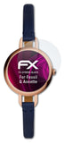 Glasfolie atFoliX kompatibel mit Fossil Q Annette, 9H Hybrid-Glass FX