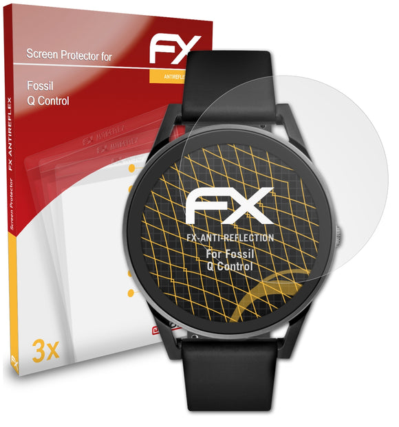atFoliX FX-Antireflex Displayschutzfolie für Fossil Q Control