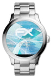atFoliX Schutzfolie passend für Fossil Q Founder, ultraklare und flexible FX Folie (3X)