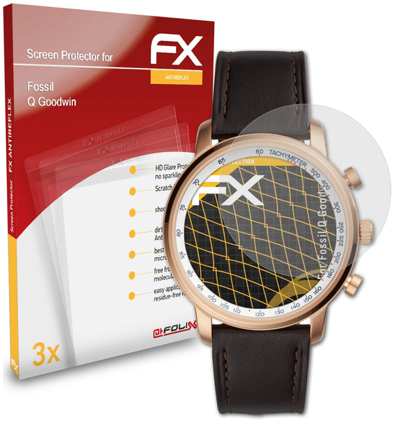 atFoliX FX-Antireflex Displayschutzfolie für Fossil Q Goodwin