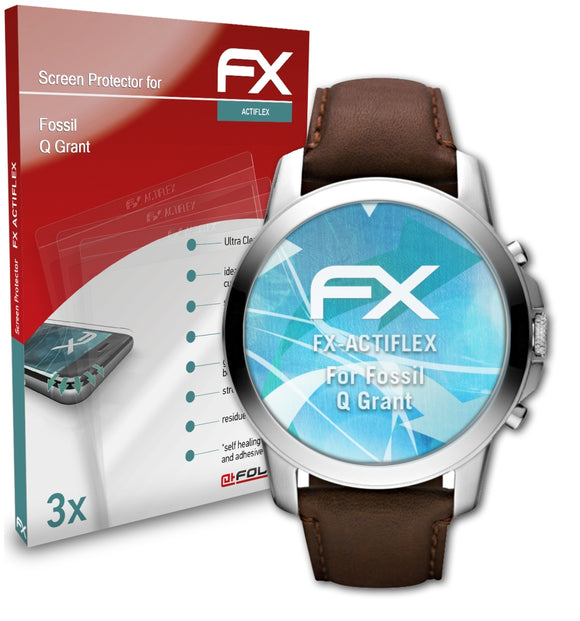 atFoliX FX-ActiFleX Displayschutzfolie für Fossil Q Grant