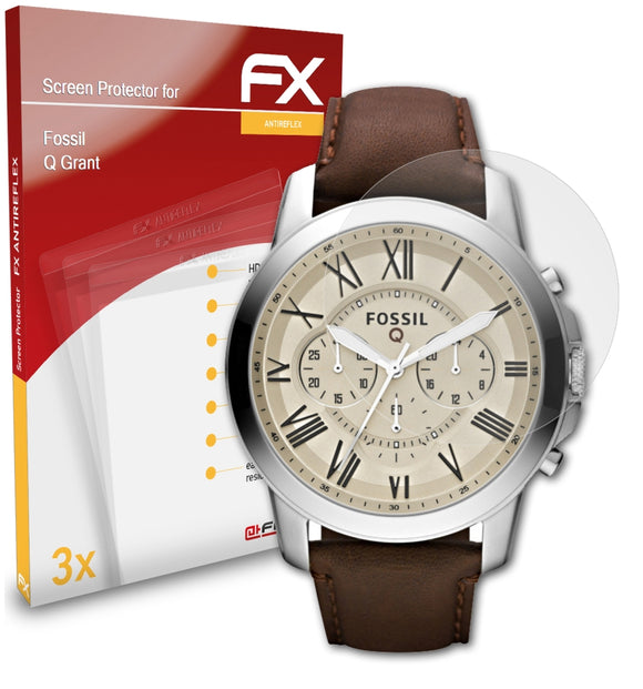 atFoliX FX-Antireflex Displayschutzfolie für Fossil Q Grant
