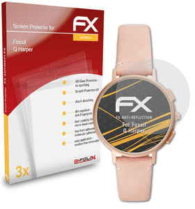 atFoliX FX-Antireflex Displayschutzfolie für Fossil Q Harper
