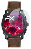 Glasfolie atFoliX kompatibel mit Fossil Q Machine, 9H Hybrid-Glass FX