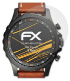 Panzerfolie atFoliX kompatibel mit Fossil Q Nate, entspiegelnde und stoßdämpfende FX (3X)