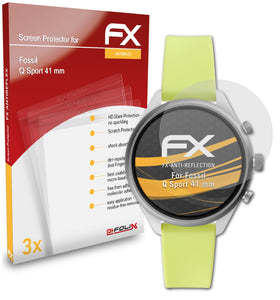 atFoliX FX-Antireflex Displayschutzfolie für Fossil Q Sport (41 mm)