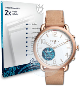 Bruni Basics-Clear Displayschutzfolie für Fossil Q Tailor