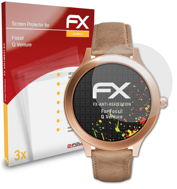 atFoliX FX-Antireflex Displayschutzfolie für Fossil Q Venture