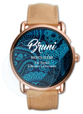 Schutzfolie Bruni kompatibel mit Fossil Q Wander 2.Generation, glasklare (2X)