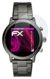 Glasfolie atFoliX kompatibel mit Fossil The Carlyle HR, 9H Hybrid-Glass FX