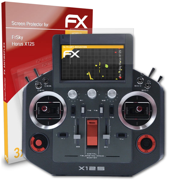 atFoliX FX-Antireflex Displayschutzfolie für FrSky Horus X12S