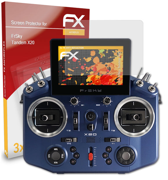 atFoliX FX-Antireflex Displayschutzfolie für FrSky Tandem X20