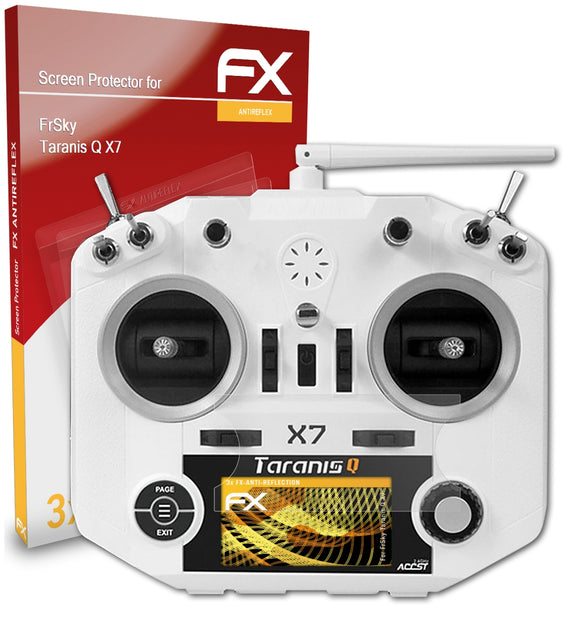 atFoliX FX-Antireflex Displayschutzfolie für FrSky Taranis Q X7